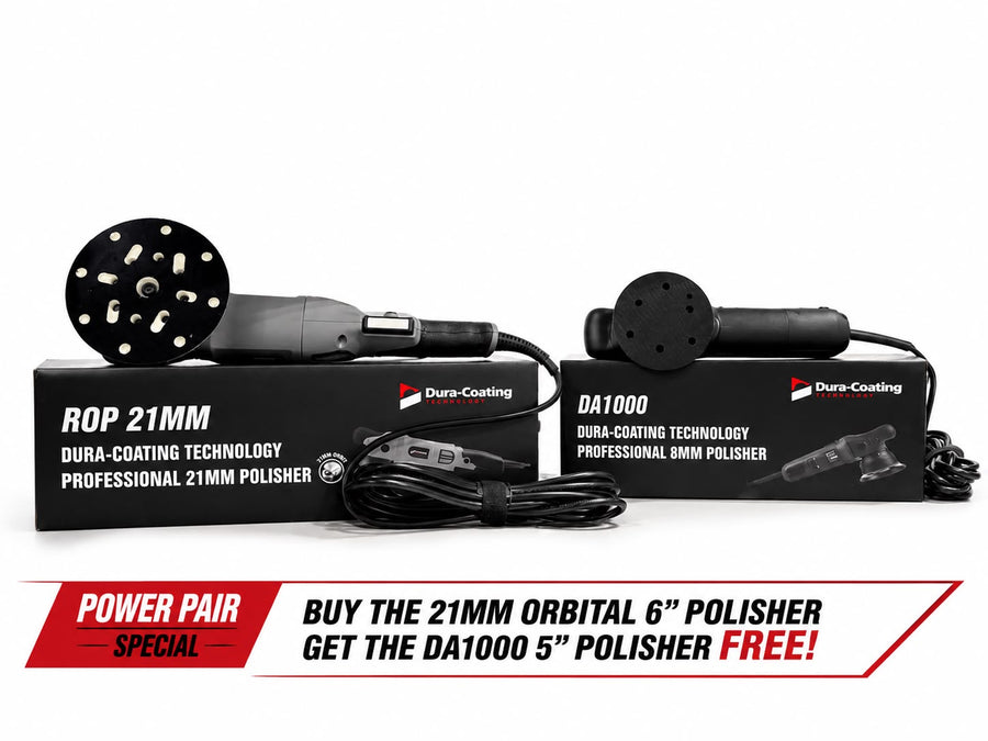 Buy a 21mm Orbital 6" Polisher Get a DA1000 FOR FREE!! USE CODE8MM