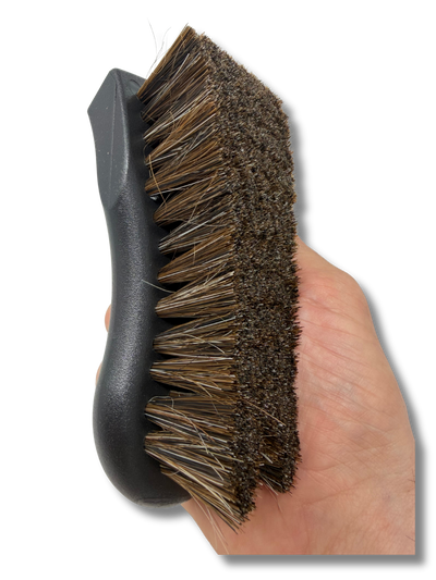 Soft bristle Horse hair leather cleaning brushes
