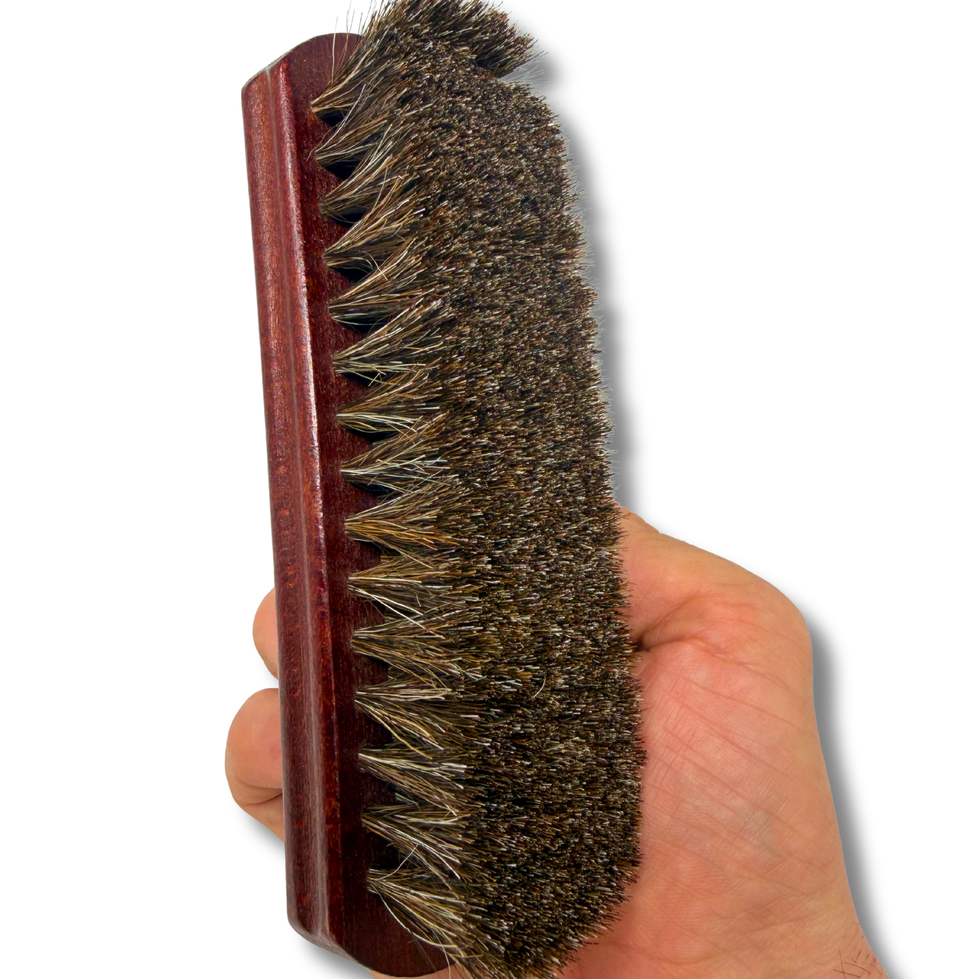Soft bristle Horse hair leather cleaning brushes