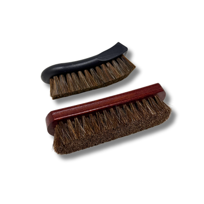 Soft bristle Horse hair leather cleaning brushes