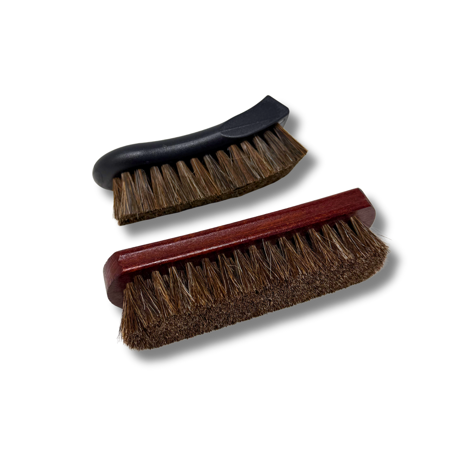 Soft bristle Horse hair leather cleaning brushes