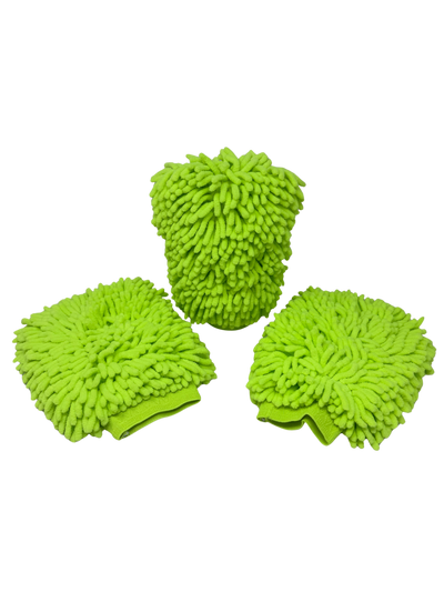 Premium Chenille Microfiber Knobby Wash Mitt (3 pack) - use code: 50 @ checkout $17.99!