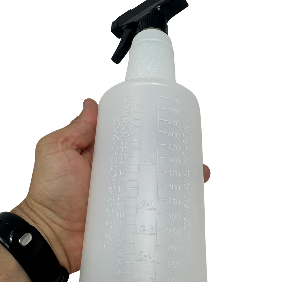 26oz spray bottles w/ dilution ratios (3 pack)