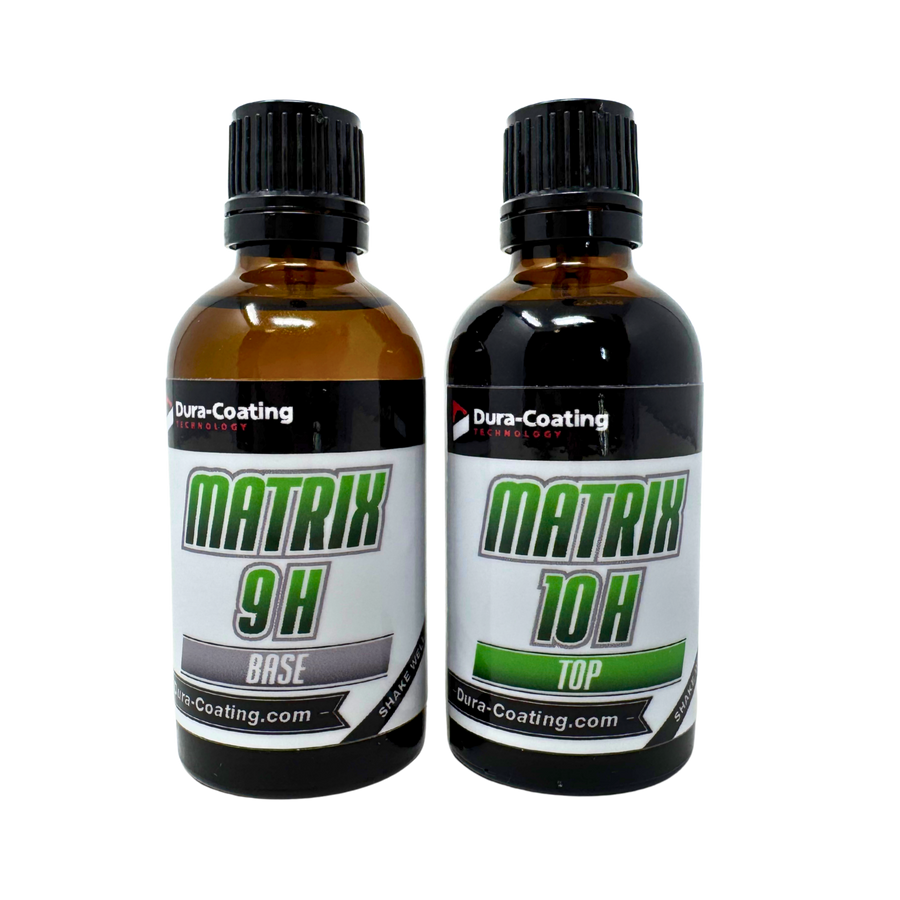 9+ Year - Matrix 2 Part Base & Top Ceramic Coating (works on dark color vehicles-quick drying coating)