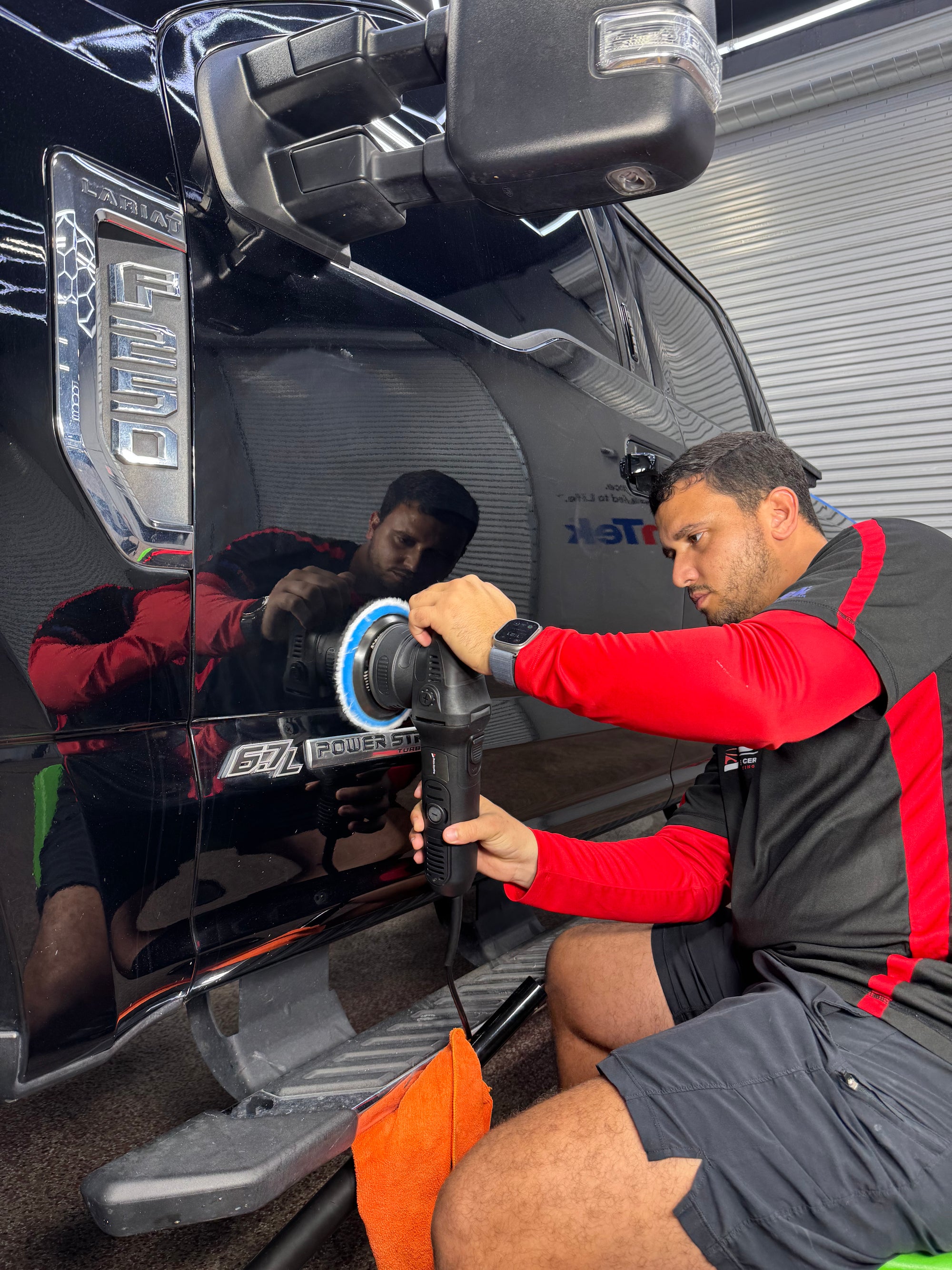 DA Polisher with 5 inch Backing Plate (stealth)