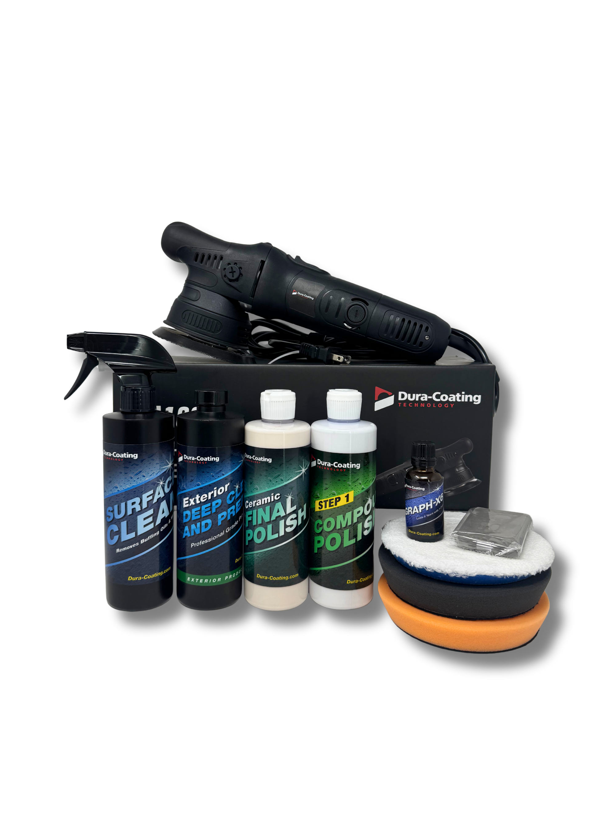 DA Polisher with 5 inch Backing Plate (stealth)