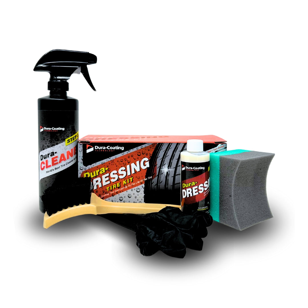 Dura-Dressing Total Tire Kit (Single Standard Car Kit NOT for trucks) Made in USA Matte Dura-Dressing Total Tire Kit (Single Standard Car Kit NOT for trucks) Made in USA Matte