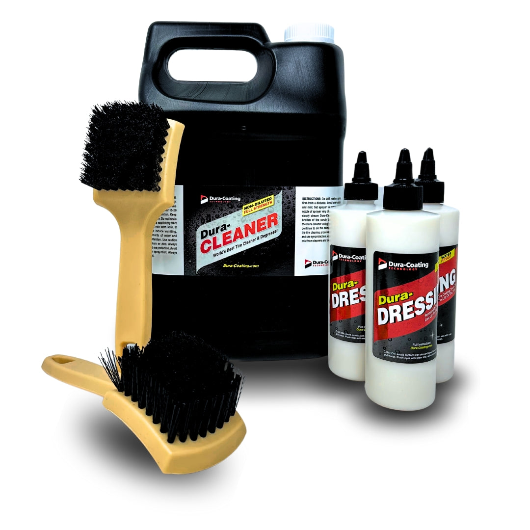 dura dressing Dura-Dressing Total Tire Kit (Single Standard Car Kit NOT for trucks) Made in USA