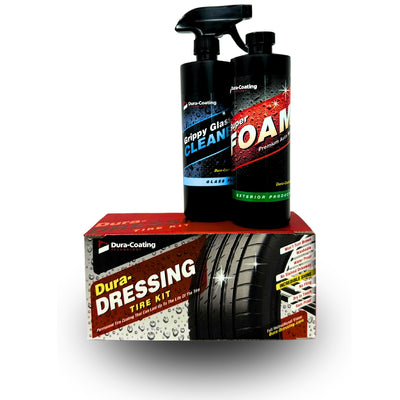 Single Car DURA-DRESSING Bonus KIT W/ AUTO WASH & GLASS CLEANER - SAVE 20%