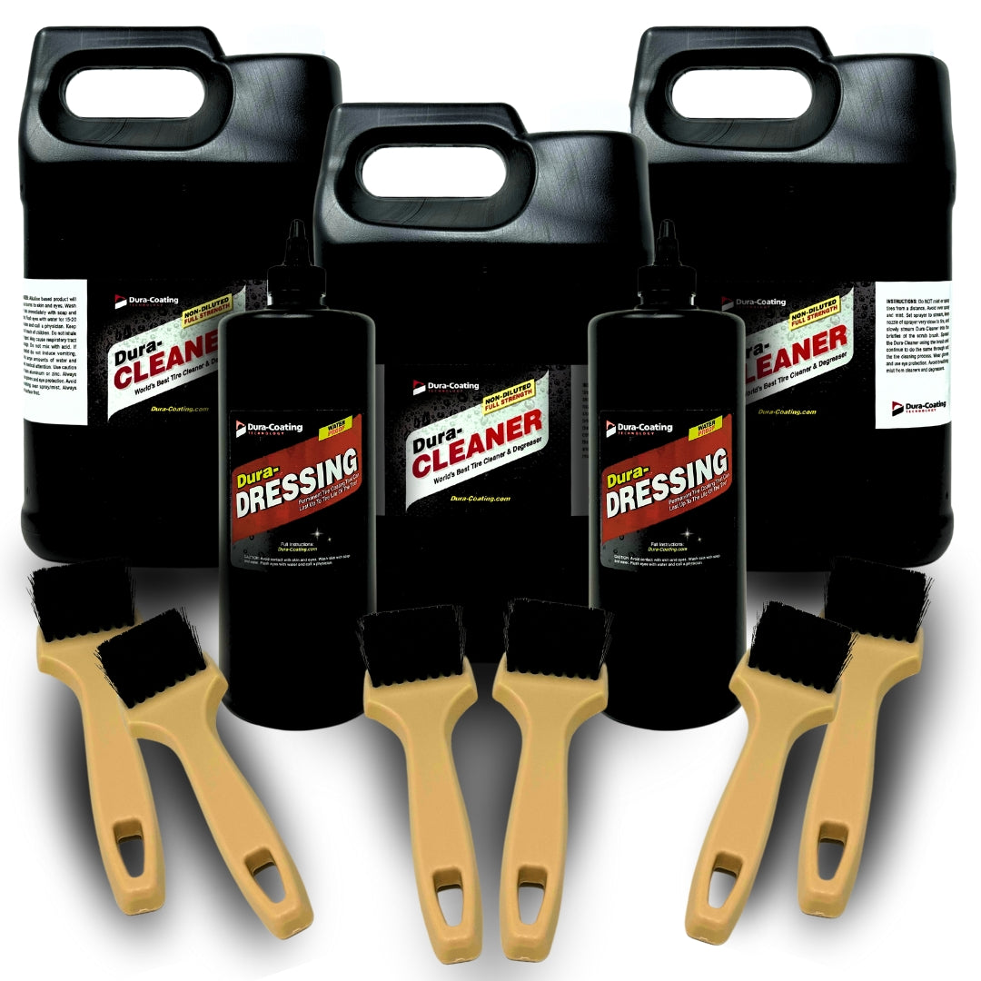 Professional Detailers & Auto Dealers Dura-Dressing - 32-42 vehicle Kit